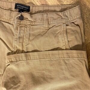 Banana Republic Mens‎ Surplus Twill Shorts 34 Brown 8.5 Inch Inseam